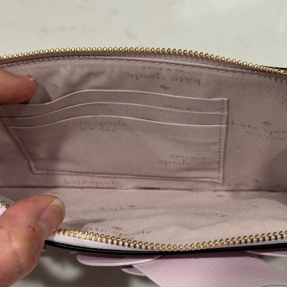 NWT Kate Spade Pink Floral Wristlet - Picture 6 of 6